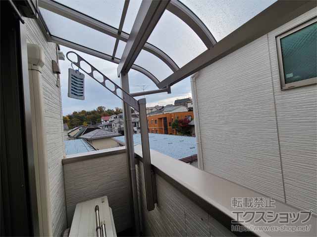 神奈川県川崎市ののテラス屋根 ソラリア R型 1500 屋根タイプ 単体 積雪〜50cm対応 施工例