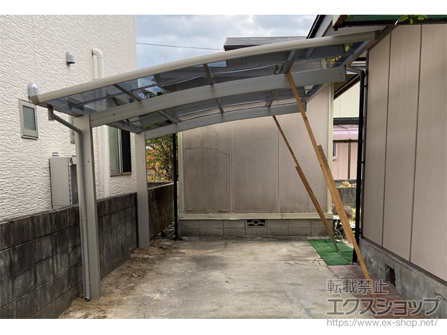 広島県広島市ののカーポート プレシオスポート 積雪〜20cm対応 施工例