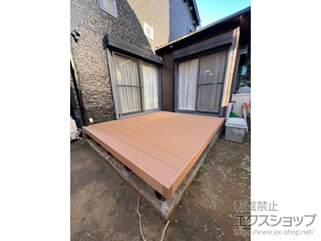 千葉県習志野市ののウッドデッキ リウッドデッキ 200 施工例