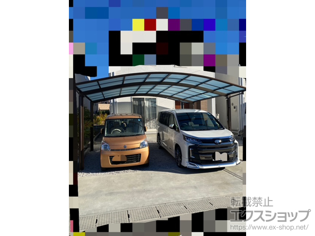 群馬県前橋市ののカーポート アリュース ツイン　積雪〜20cm対応 施工例