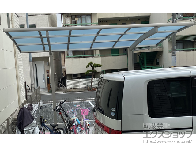大阪府大阪市ののサイクルポート・駐輪場 アリュースミニ 積雪〜20cm対応 施工例