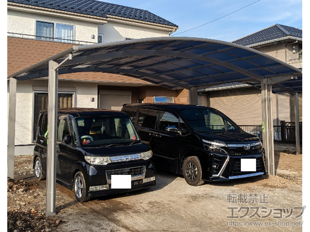 岐阜県関市ののカーポート アリュース ツイン　積雪〜20cm対応 施工例