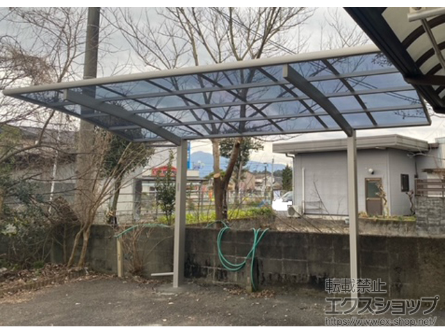 熊本県球磨郡あさぎり町ののカーポート プレシオスポート 積雪〜20cm対応 施工例