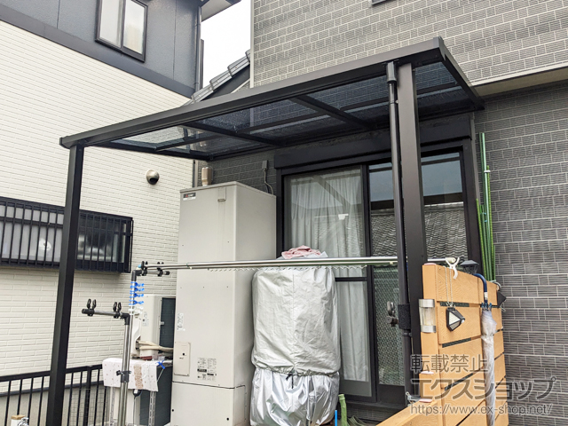 愛知県稲沢市ののテラス屋根 ソラリア F型 テラスタイプ 単体 積雪〜20cm対応 施工例