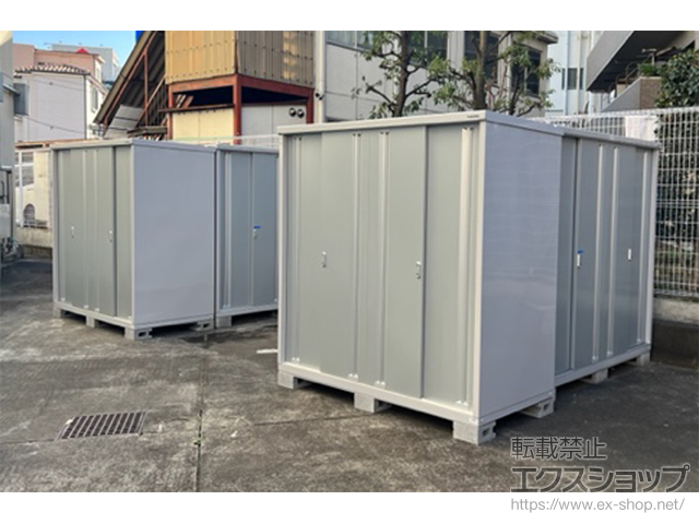 東京都北区のの物置・屋外倉庫 【4台】シンプリー 一般型 1940×905×1903 MJX-199E-PS 施工例