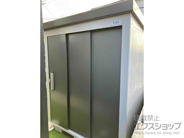 千葉県木更津市のの物置・屋外倉庫 レスパス LES-1712(GM) 一般型 1743×1222×2100 LES-1712(GM)-GM 施工例