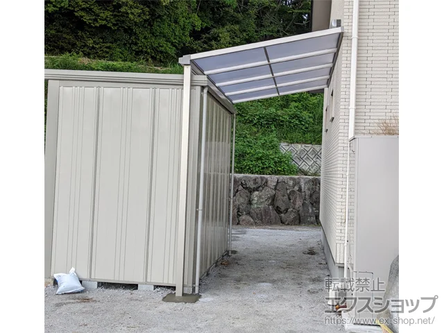 大分県速見郡日出町のValue Selectのテラス屋根 プレシオステラスII F型 テラスタイプ 単体 積雪～20cm対応 施工例
