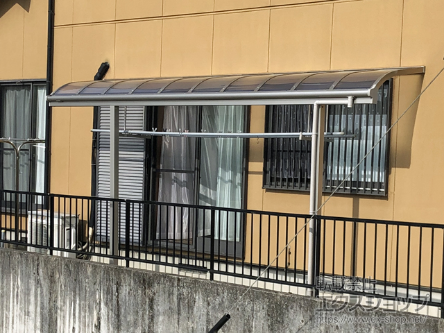 三重県いなべ市ののテラス屋根 ソラリア R型 1500 テラスタイプ 単体 積雪〜50cm対応 施工例