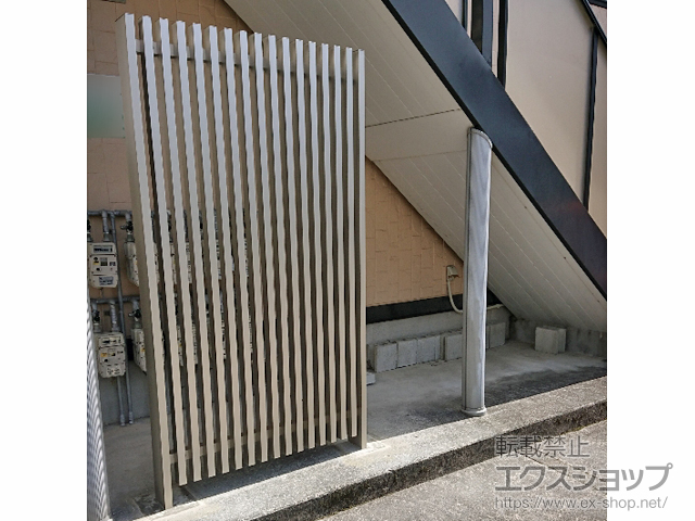 熊本県熊本市ののフェンス・柵 リレーリア フェンス2N型・間仕切柱施工 施工例