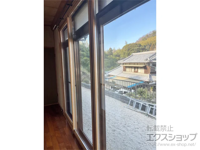 福岡県糟屋郡新宮町のの内窓（二重窓・二重サッシ） プラマードU 引違い窓 4枚建 施工例