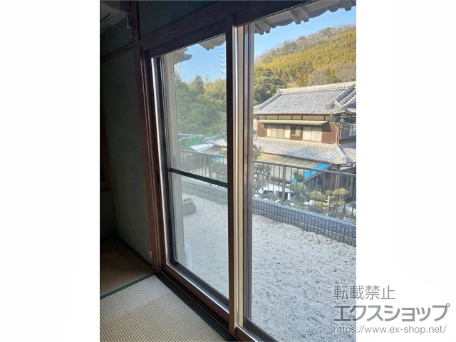 福岡県糟屋郡新宮町のの内窓（二重窓・二重サッシ） プラマードU 引違い窓 2枚建 施工例