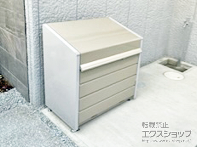 京都府城陽市ののゴミステーション ダストボックスミニ パネル床タイプ DBN-106P 400L 施工例