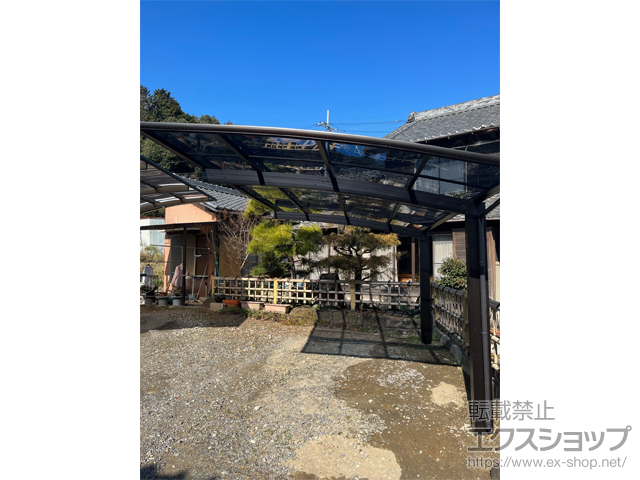 愛知県知多市ののカーポート プレシオスポート 積雪〜20cm対応 施工例