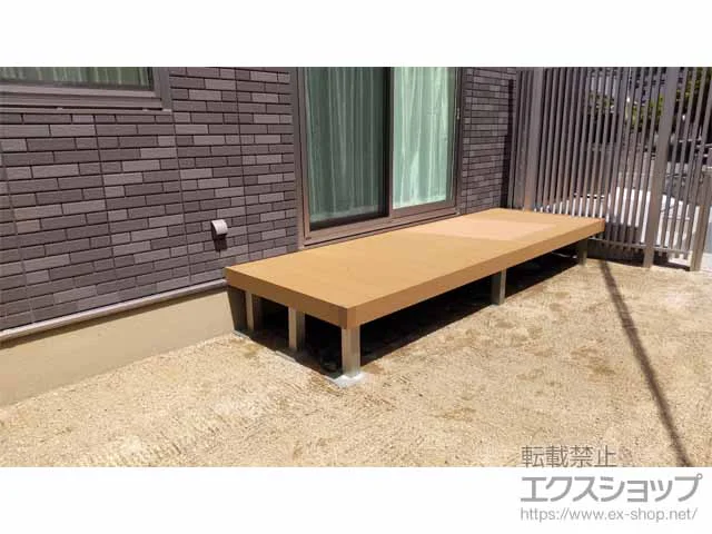 福岡県久留米市のYKKAPのウッドデッキ リウッドデッキ 200 施工例