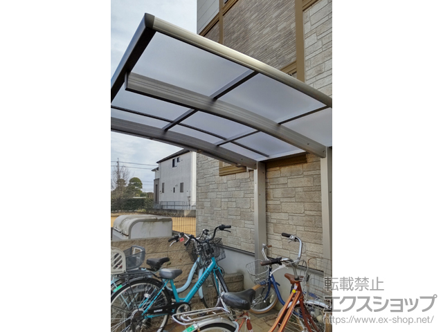 千葉県流山市ののサイクルポート・駐輪場 プレシオスポート ミニ 積雪〜20cm対応 施工例
