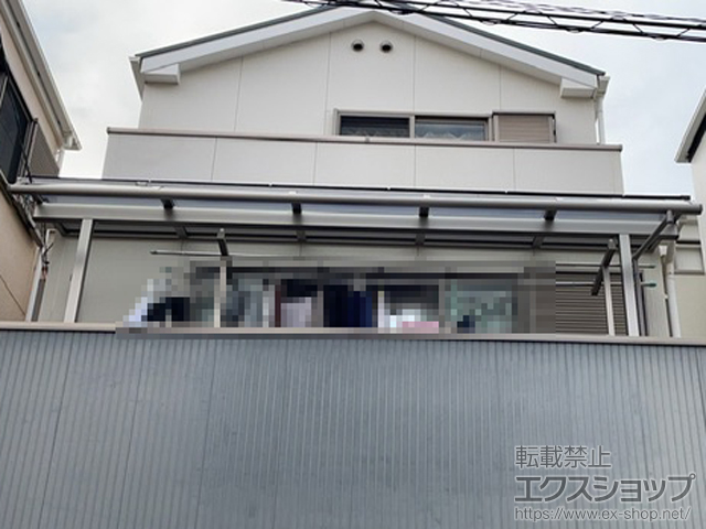 兵庫県神戸市ののバルコニー・ベランダ屋根 スピーネ R型 屋根タイプ 単体 積雪〜20cm対応 施工例