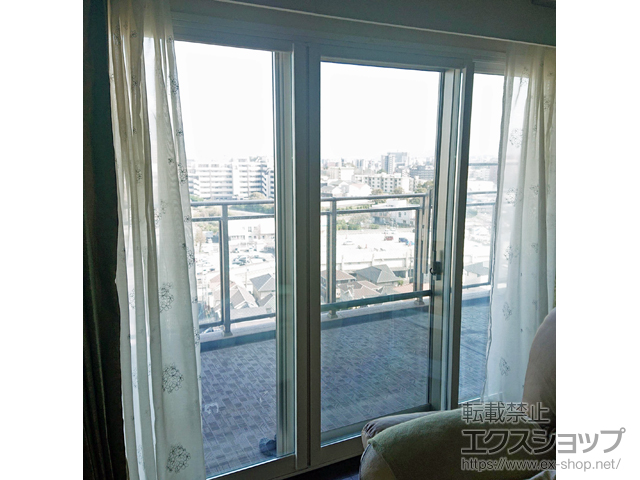 福岡県北九州市のの二重窓（内窓） インプラス 引違い窓 3枚建（内内外仕様） 施工例