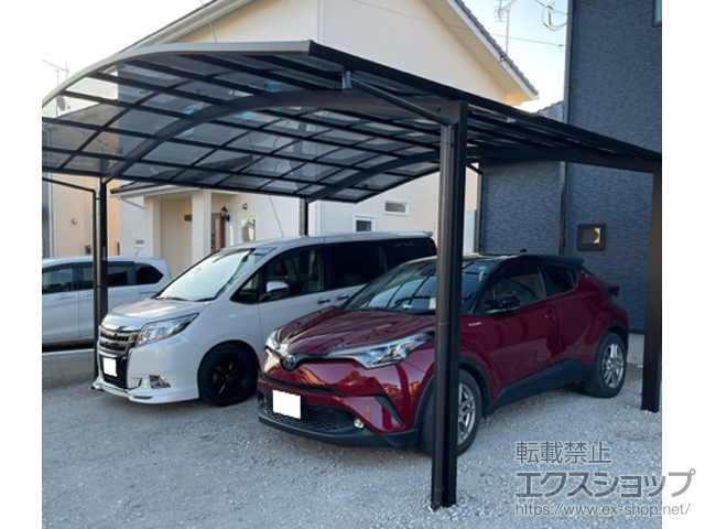 群馬県渋川市ののカーポート アリュース ツイン　積雪〜20cm対応 施工例