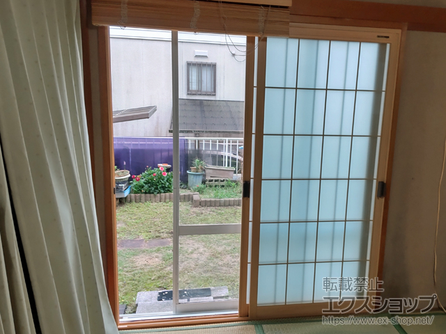 福岡県北九州市のの二重窓（内窓） インプラス 引違い窓 変則2枚建 施工例