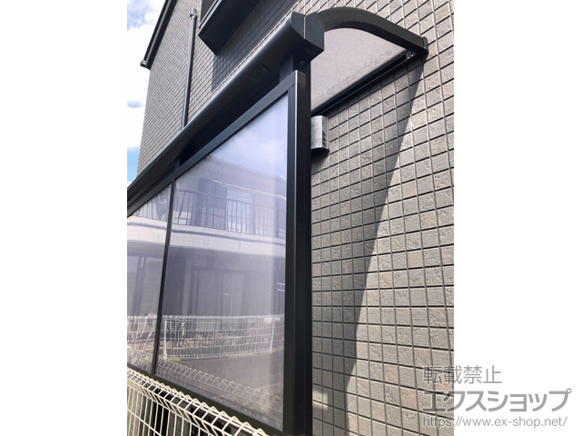 千葉県柏市ののテラス屋根 ソラリア R型 テラスタイプ 単体 積雪〜20cm対応 施工例