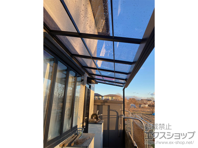 群馬県佐波郡玉村町ののテラス屋根 スピーネ F型 テラスタイプ 単体 積雪〜20cm対応 施工例