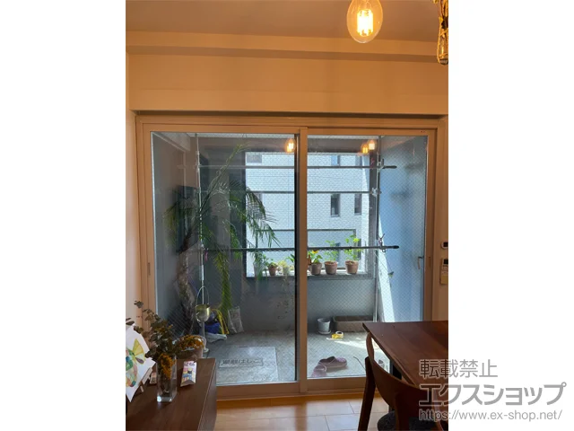 東京都目黒区のの内窓（二重窓・二重サッシ） インプラス 引違い窓 変則2枚建（逆勝手） 施工例