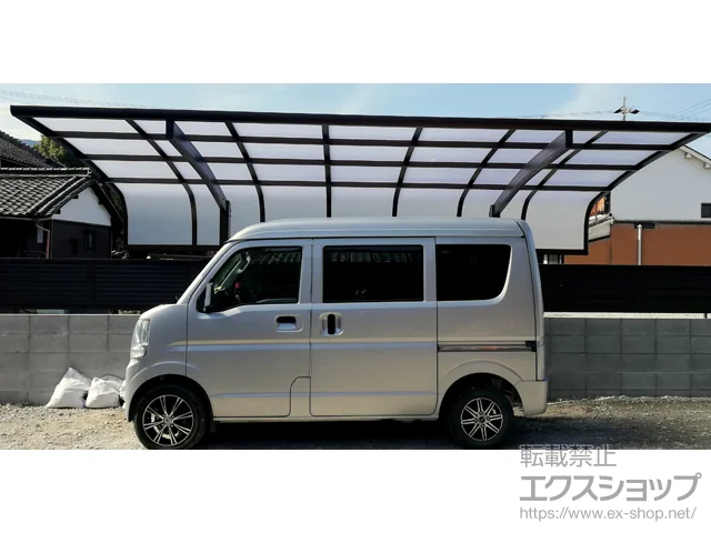 奈良県葛城市のValue Selectのカーポート プレシオスポート アルファ 積雪〜20cm対応 施工例