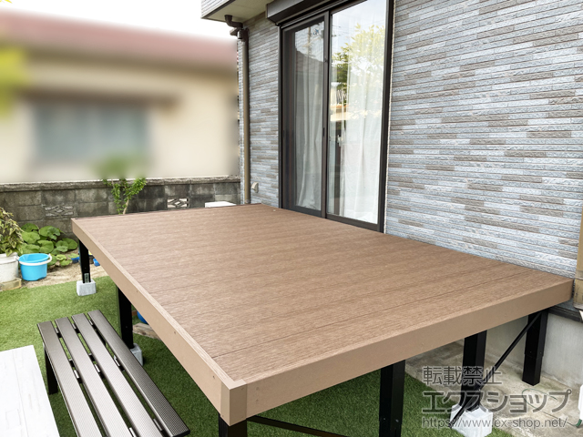 愛媛県新居浜市ののウッドデッキ リウッドデッキ 200 EG 施工例