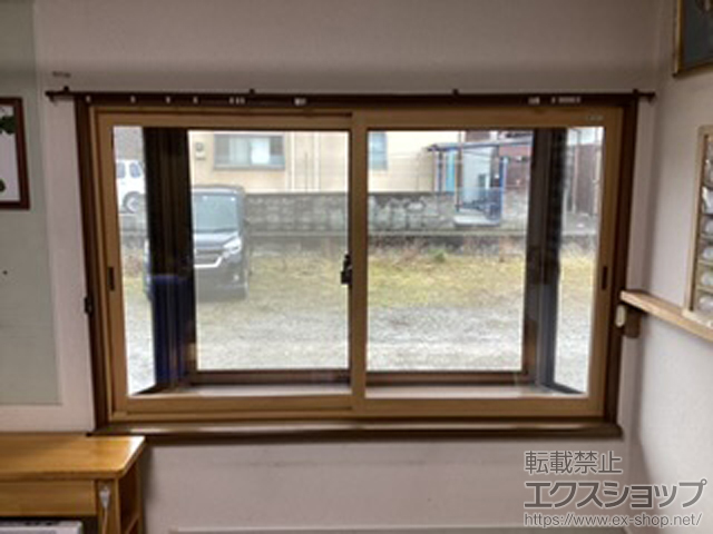 滋賀県米原市のの二重窓（内窓） インプラス 引違い窓 2枚建 施工例
