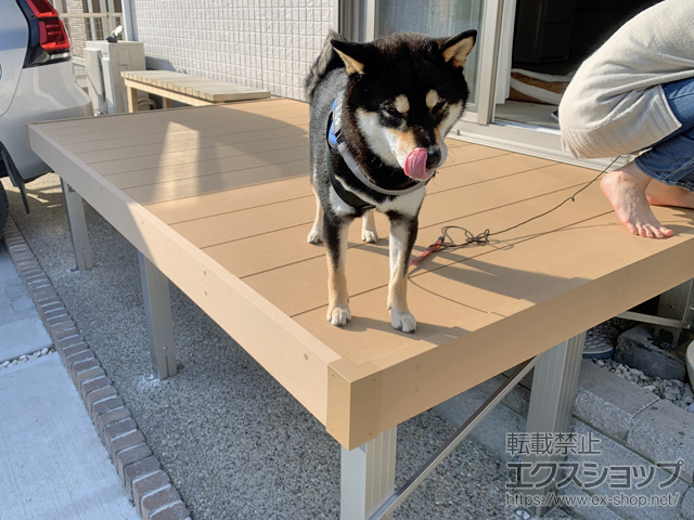 愛知県豊田市ののウッドデッキ リウッドデッキ 200 施工例