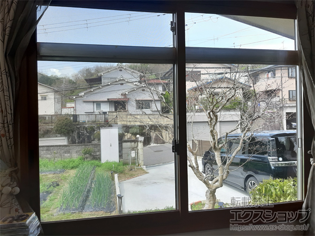 奈良県生駒郡平群町のの二重窓（内窓） インプラス 引違い窓 変則2枚建 施工例
