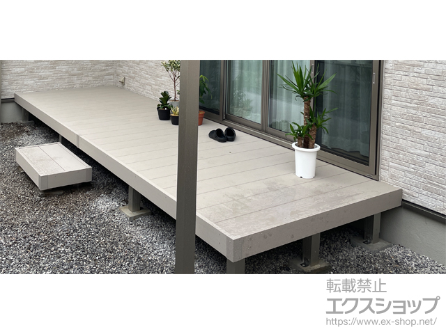 栃木県下都賀郡壬生町ののウッドデッキ リウッドデッキ 200 施工例