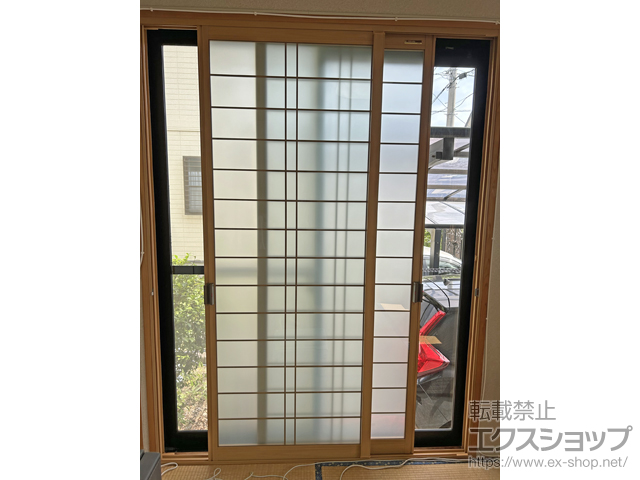 福岡県福岡市のの二重窓（内窓） プラマードU 引違い窓 2枚建（戸先錠仕様） 施工例
