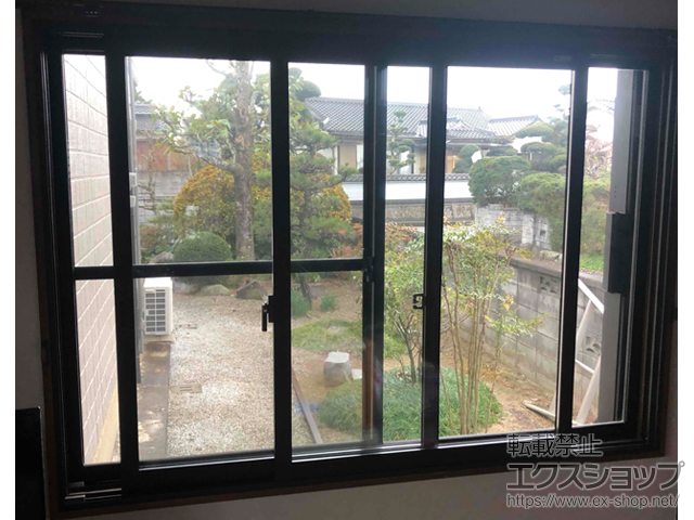 福岡県朝倉郡筑前町のの二重窓（内窓） インプラス 引違い窓 4枚建 施工例