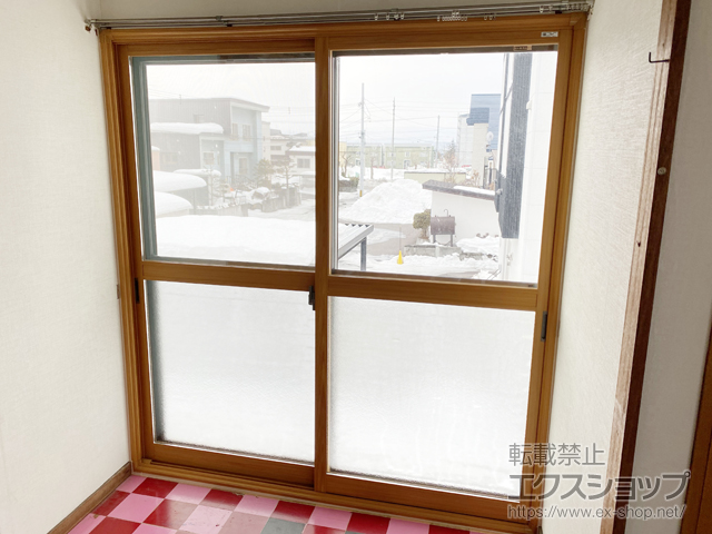 北海道旭川市のの二重窓（内窓） インプラス 引違い窓 2枚建 施工例