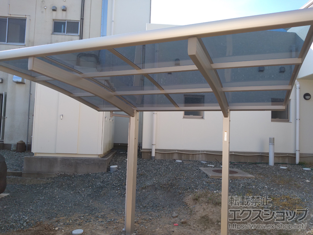 愛知県田原市ののサイクルポート・駐輪場 プレシオスポート ミニ 積雪〜20cm対応 施工例