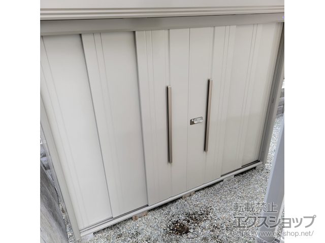 兵庫県加古郡稲美町のの物置・屋外倉庫 Mr.ストックマンダンディ 一般型 2900×1222×2110 ND-2912-W 施工例