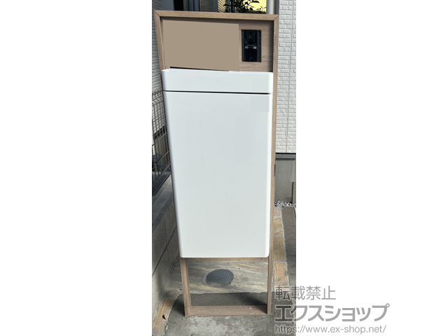 東京都練馬区のの機能門柱・ポスト スマート宅配ポスト 施工例