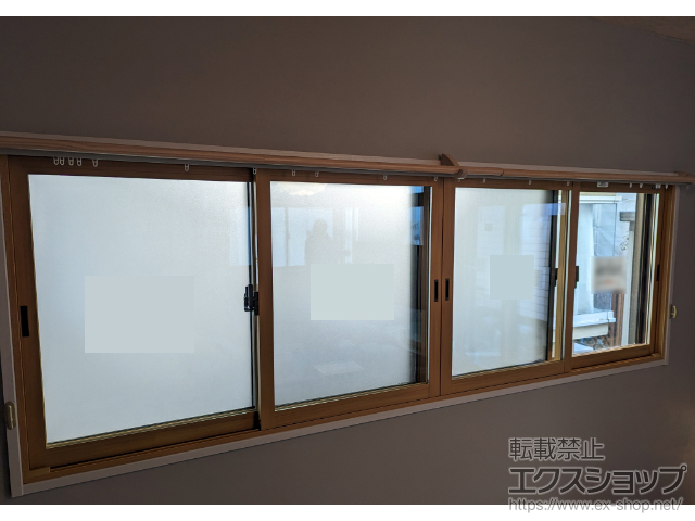 東京都日野市のの二重窓（内窓） インプラス 引違い窓 変則4枚建 施工例