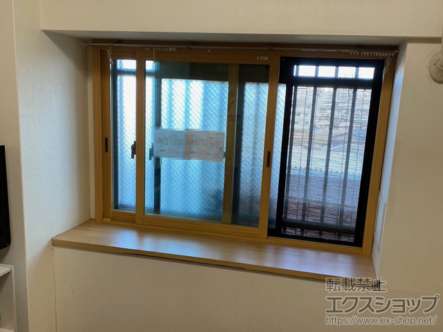 福岡県福岡市のの二重窓（内窓） インプラス 引違い窓 2枚建 施工例