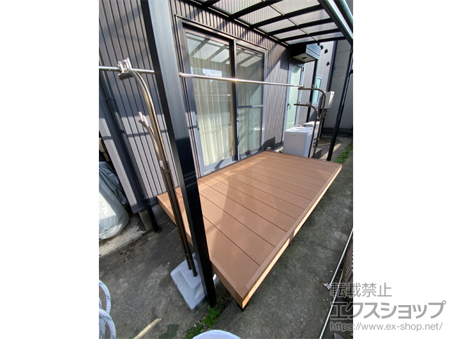 福井県福井市ののウッドデッキ リウッドデッキ 200 施工例