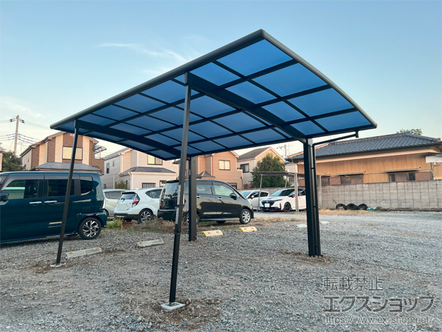 埼玉県久喜市ののカーポート プレシオスポート 積雪〜20cm対応 施工例