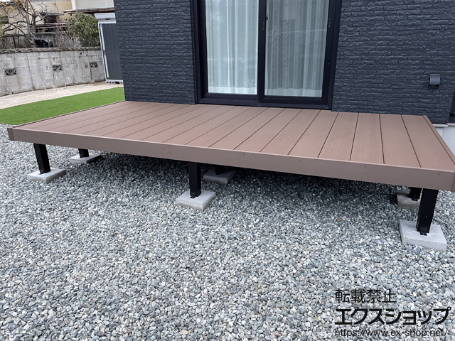 島根県出雲市ののウッドデッキ マージウッドデッキ 施工例