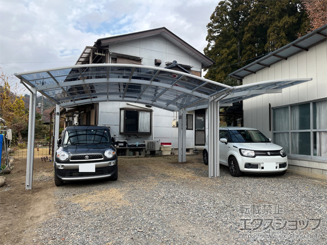 群馬県桐生市ののカーポート アリュース　積雪〜20cm対応 施工例