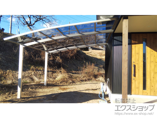 長野県諏訪郡富士見町ののカーポート アリュース ベーカ　積雪〜20cm対応 施工例