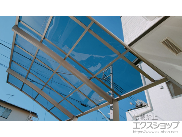 東京都昭島市ののカーポート ネスカR (ラウンドスタイル) 積雪〜20cm対応 施工例