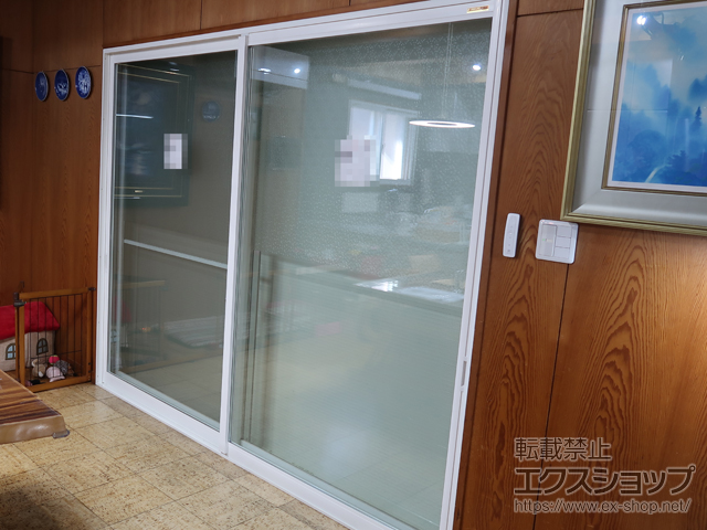 香川県丸亀市のの二重窓（内窓） プラマードU 引違い窓 2枚建 施工例
