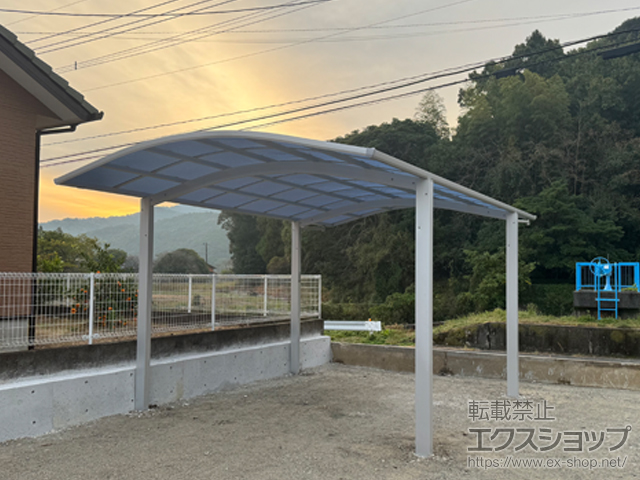 福岡県飯塚市ののカーポート アリュース ツイン　積雪〜20cm対応 施工例