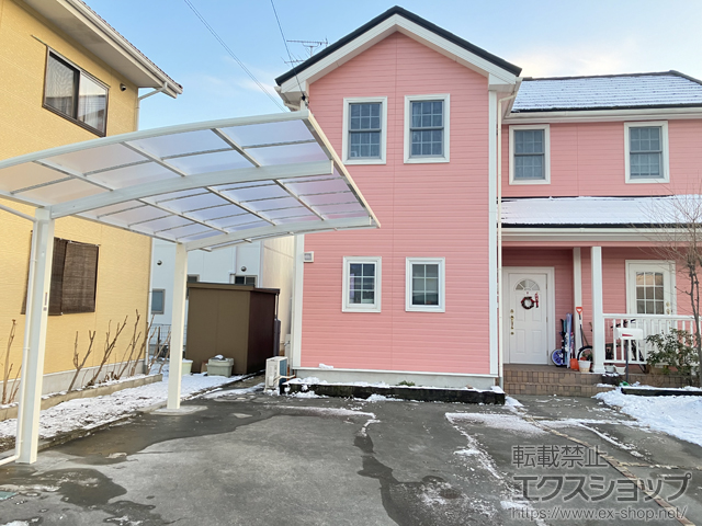 長野県松本市ののカーポート アリュース　積雪〜20cm対応 施工例