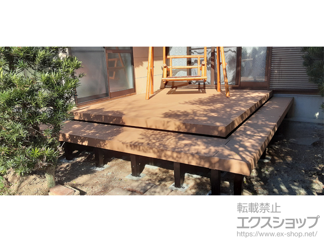 熊本県山鹿市ののウッドデッキ リウッドデッキ 200 施工例